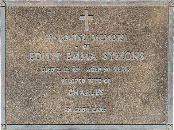 Edith Emma Symons