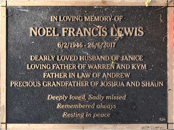 Noel Francis Lewis