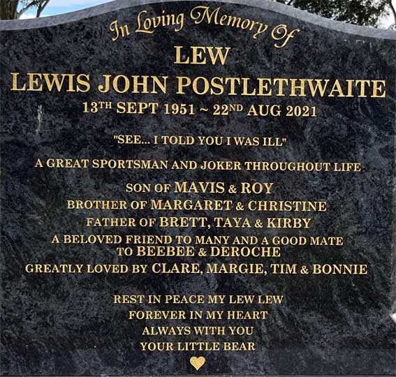 Lewis John Postlethwaite