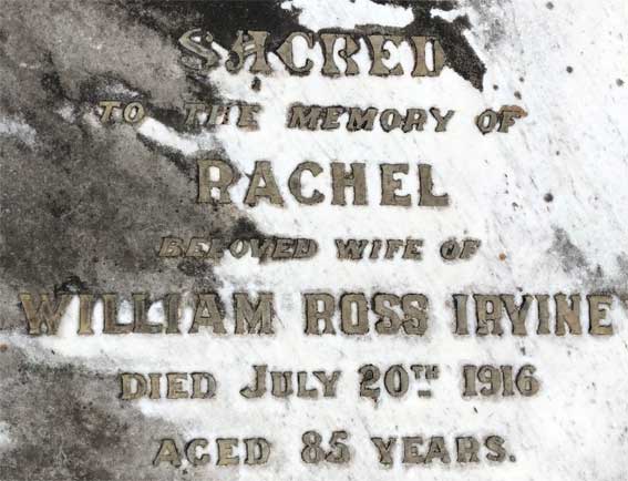 Rachel Irvine